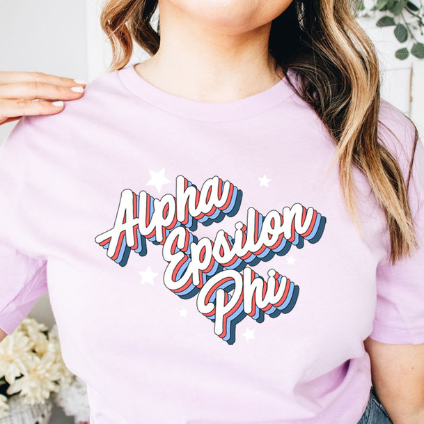 Alpha Epsilon Phi Flashback Tees