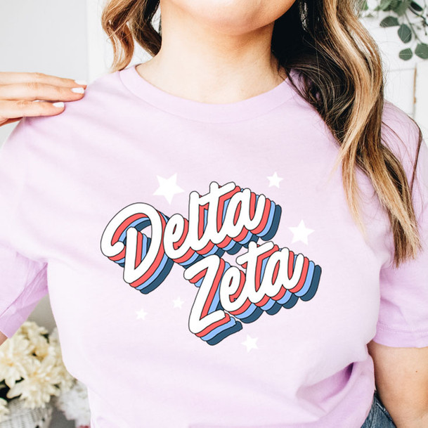 Delta Zeta Flashback Tees