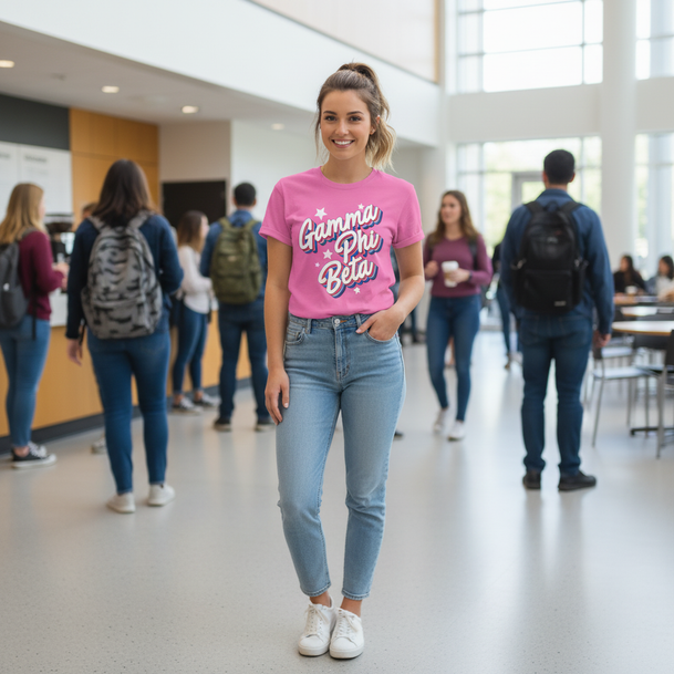 Gamma Phi Beta Flashback Tees