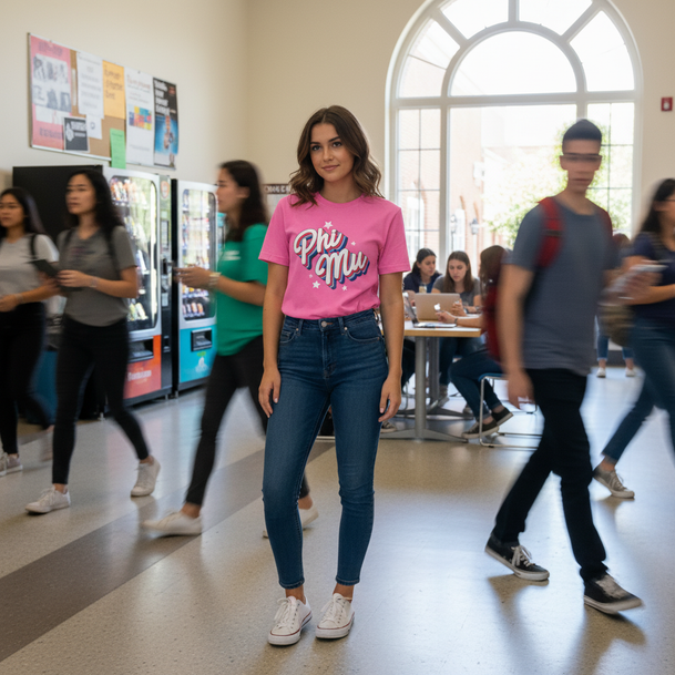 Phi Mu Flashback Tees