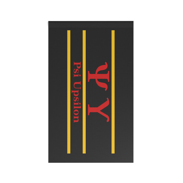 Psi Upsilon Greek Letter Flag