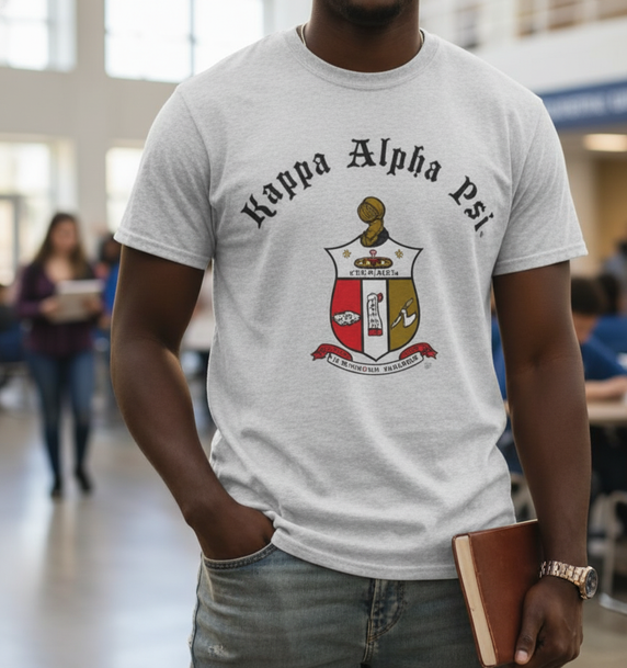 Kappa Alpha Psi Vintage Crest Cotton Tee
