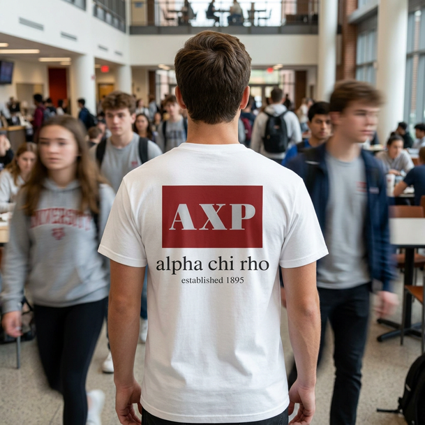 Alpha Chi Rho Flag T-shirts
