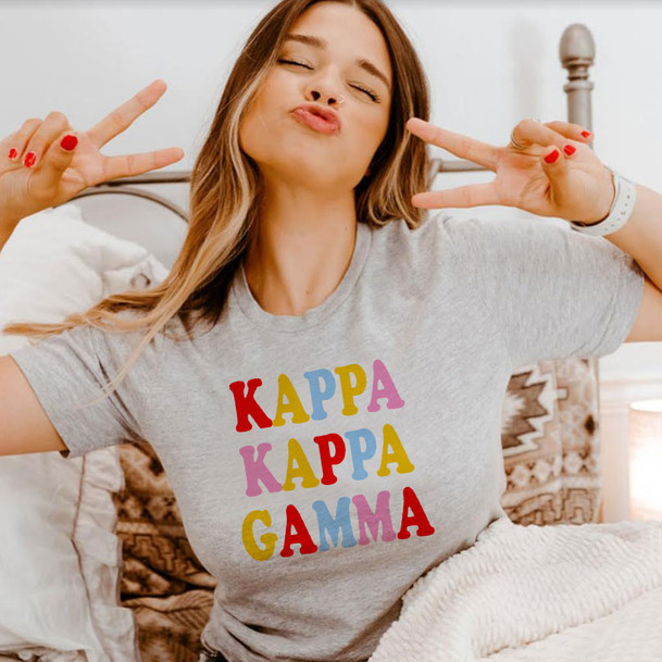 Kappa Kappa Gamma Cooper Color Cotton Tee