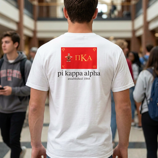 Pi Kappa Alpha Flag T-shirts