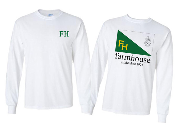 FarmHouse Fraternity Flag Long Sleeve T-Shirt
