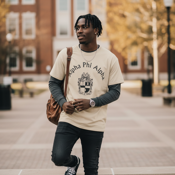 Alpha Phi Alpha World Famous Crest T-Shirts