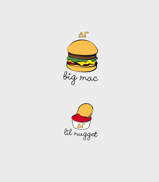 Sorority Shirt - Big Mac - Lil Nugget Design