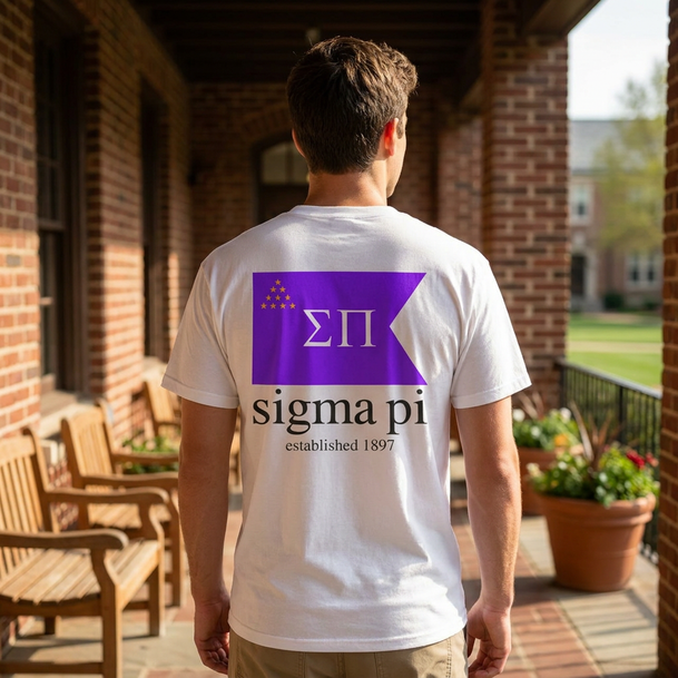 Sigma Pi Flag T-shirts