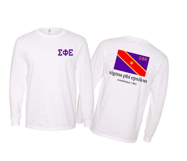 Sigma Phi Epsilon Flag Long Sleeve T-Shirt