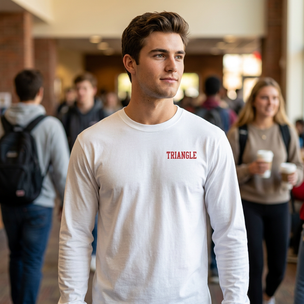 Triangle Flag Long Sleeve T-Shirt