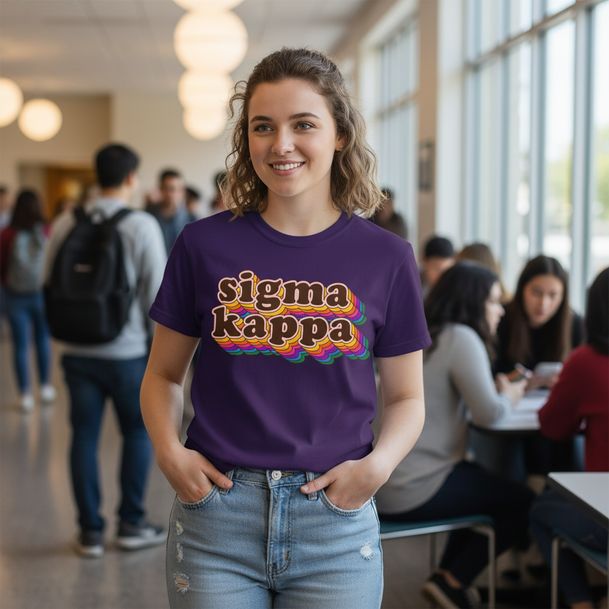 Sigma Kappa Retro Maya Tees