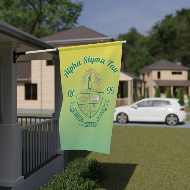Alpha Sigma Tau House Flag Banner