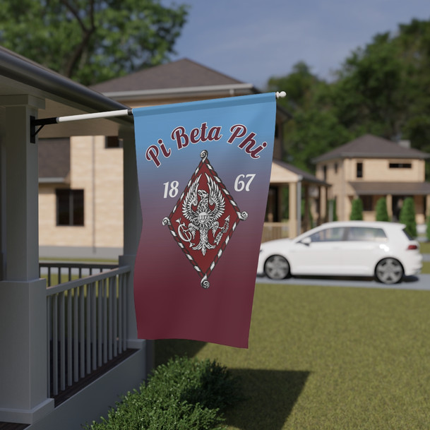 Pi Beta Phi House Flag Banner