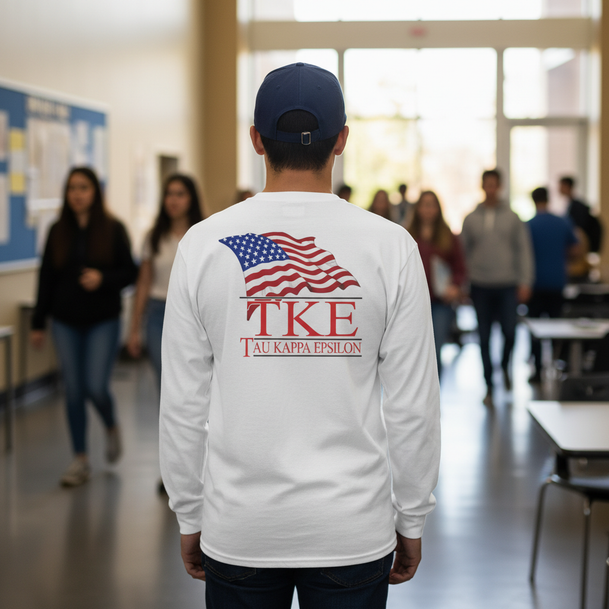 Tau Kappa Epsilon Patriot Long Sleeve T-Shirts