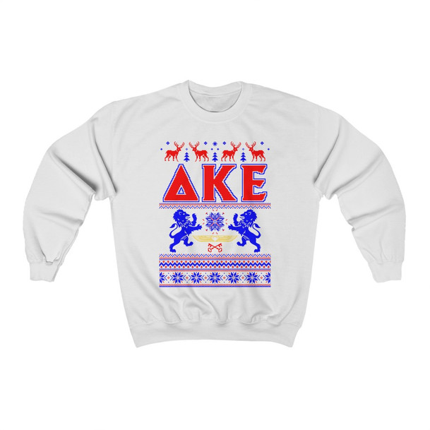 Delta Kappa Epsilon Ugly Christmas Sweater Crewneck Sweatshirts