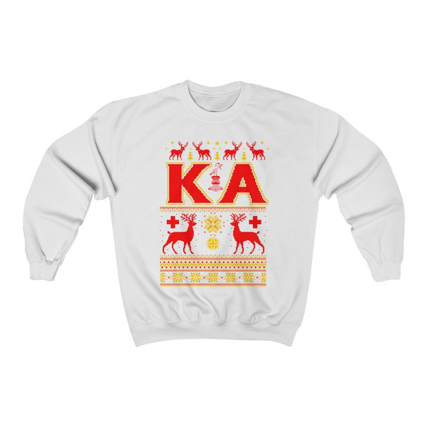 Kappa Alpha Ugly Christmas Sweater Crewneck Sweatshirts