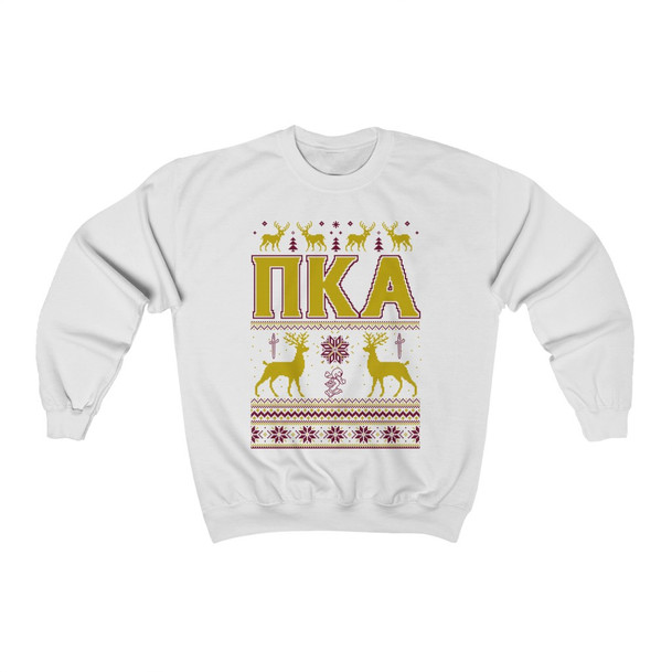 Pi Kappa Alpha Ugly Christmas Sweater Crewneck Sweatshirts