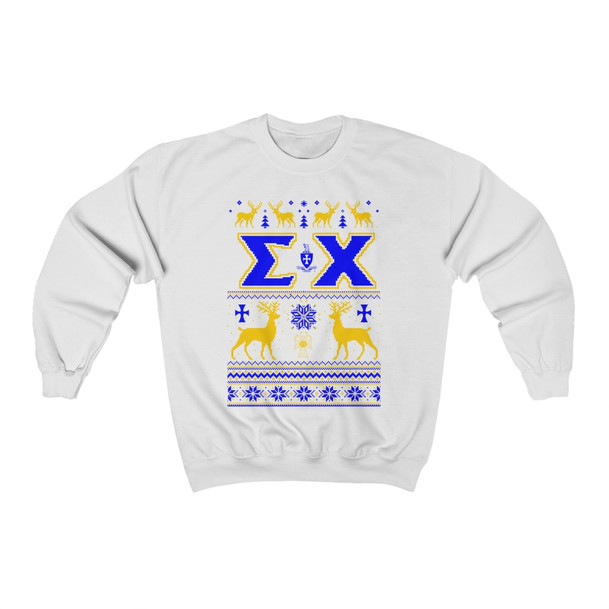 Sigma Chi Ugly Christmas Sweater Crewneck Sweatshirts