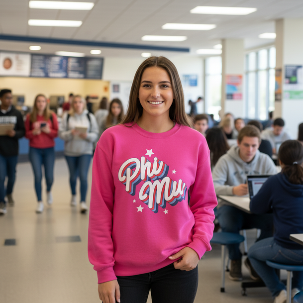 Phi Mu Flashback Crewneck Sweatshirt