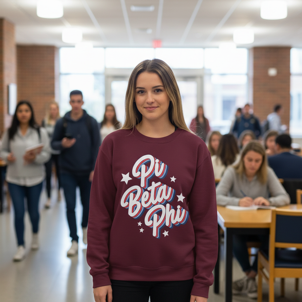 Pi Beta Phi Flashback Crewneck Sweatshirt