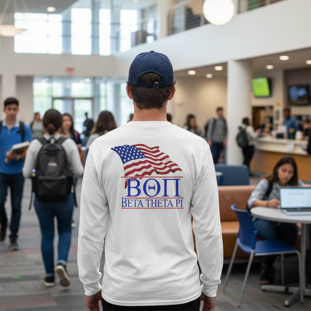 Beta Theta Pi Patriot Long Sleeve T-Shirts