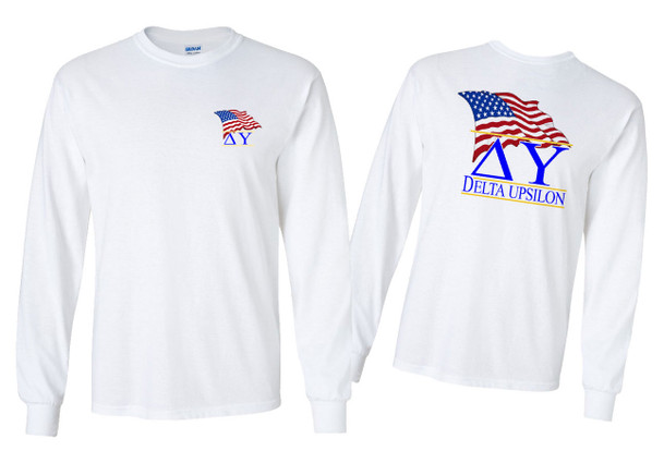 Delta Upsilon Patriot Long Sleeve T-Shirts