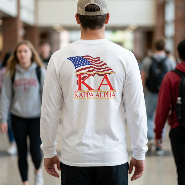 Kappa Alpha Patriot Long Sleeve T-Shirts
