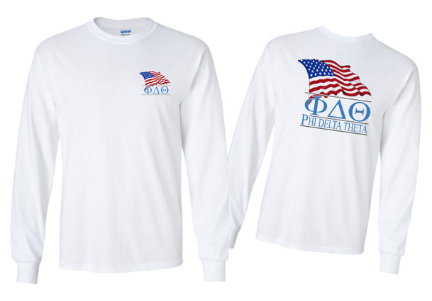 Phi Delta Theta Patriot Long Sleeve T-Shirts