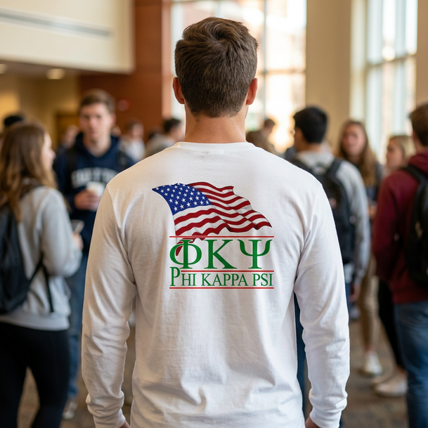 Phi Kappa Psi Patriot Long Sleeve T-Shirts