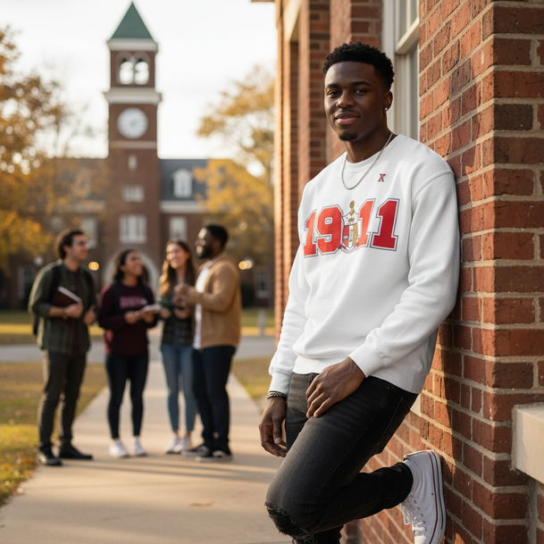 Kappa Alpha Psi Year Crest Crew Sweatshirts