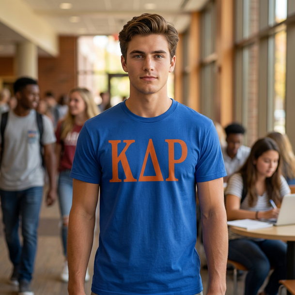 KAPPA DELTA RHO LETTERED TEE - $24.95