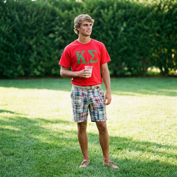 KAPPA SIGMA LETTERED TEE - $24.95