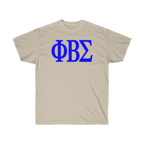 PHI BETA SIGMA LETTERED TEE - $24.95