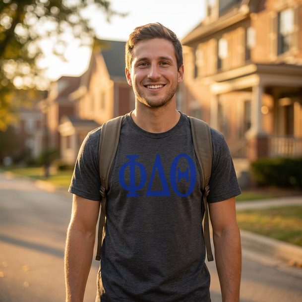 PHI DELTA THETA LETTERED TEE - $24.95