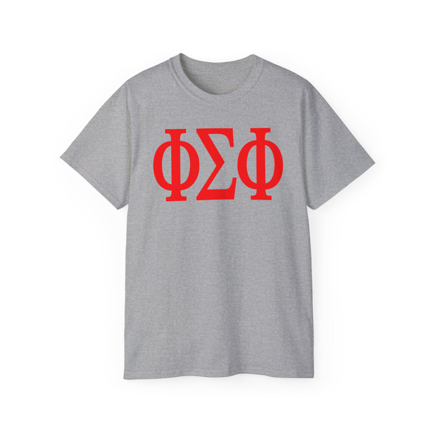 PHI SIGMA PHI LETTERED TEE - $24.95