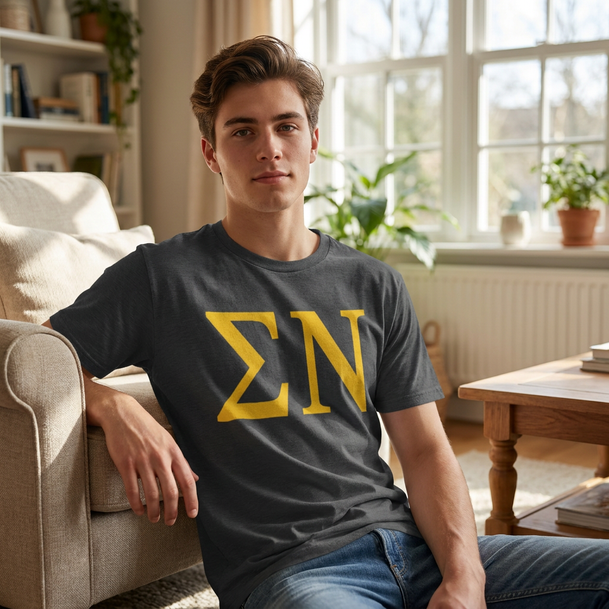 SIGMA NU LETTERED TEE - $24.95