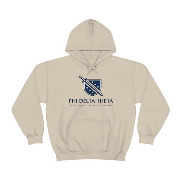 Phi Delta Theta Logo Hooded Sweatshirt