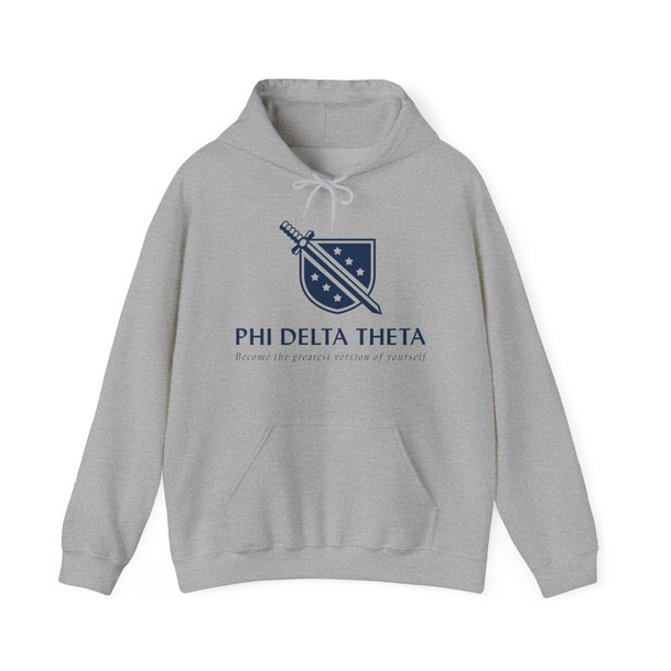 Phi Delta Theta Logo Hooded Sweatshirt