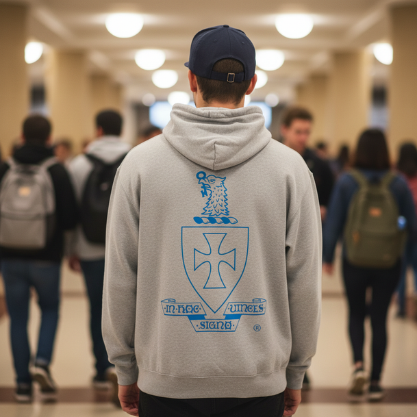Sigma Chi World Famous Crest - Shield Hooded Sweatshirt