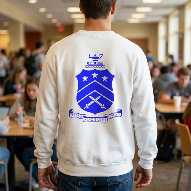 Pi Kappa Phi World Famous Crest - Shield Crewneck Sweatshirts