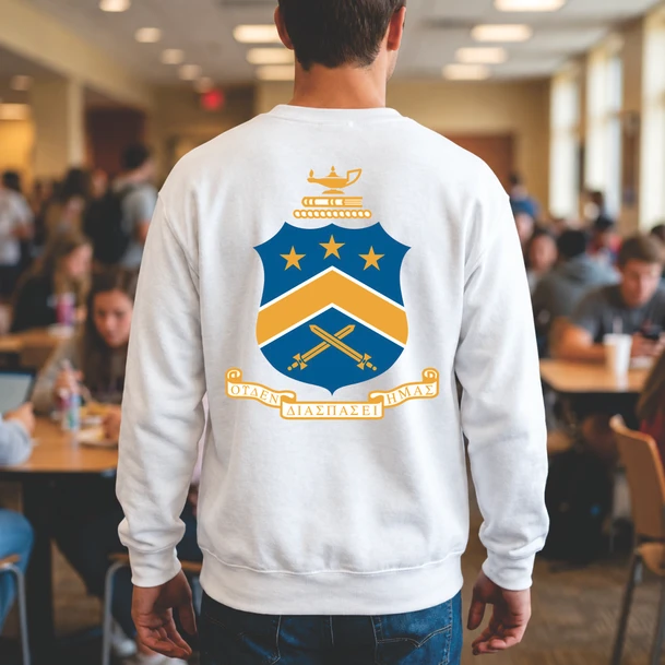 Pi Kappa Phi World Famous Crest - Shield Crewneck Sweatshirts