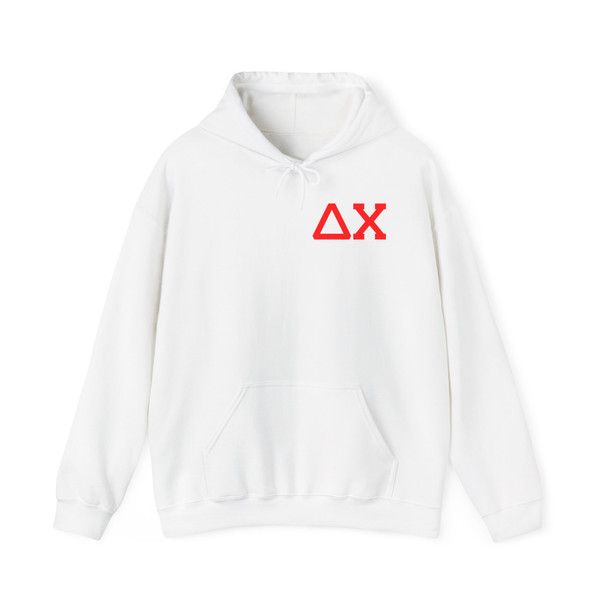 Delta Chi World Famous Crest - Shield Hooded Sweatshirt
