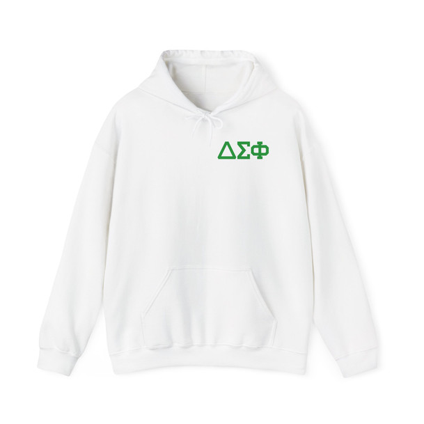 Delta Sigma Phi World Famous Crest - Shield Hooded Sweatshirt