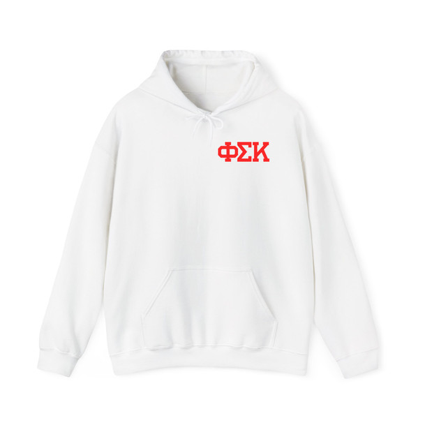 Phi Sigma Kappa World Famous Crest - Shield Hooded Sweatshirts