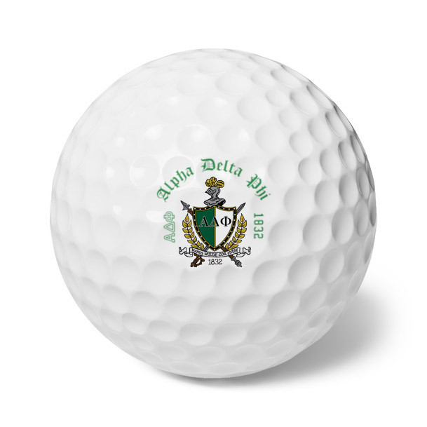 Alpha Delta Phi Golf Balls, Set of 6