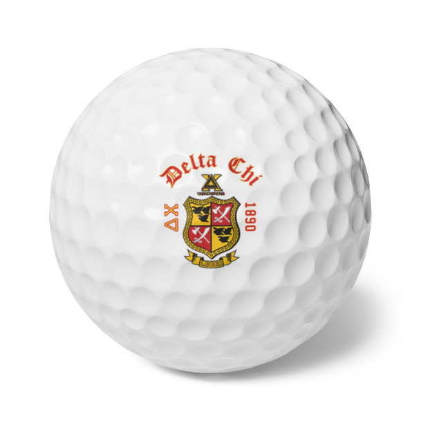 Delta Chi Golf Balls, Set of 6