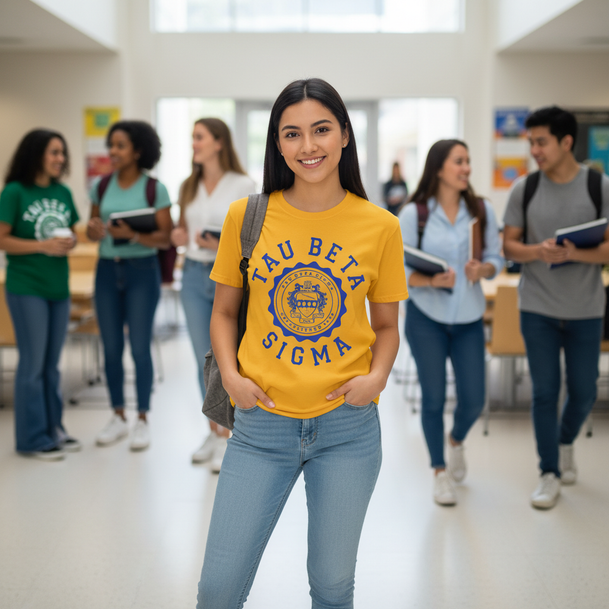 Tau Beta Sigma Crest Seal Tees