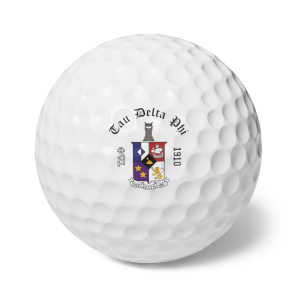 Tau Delta Phi Golf Balls, Set of 6