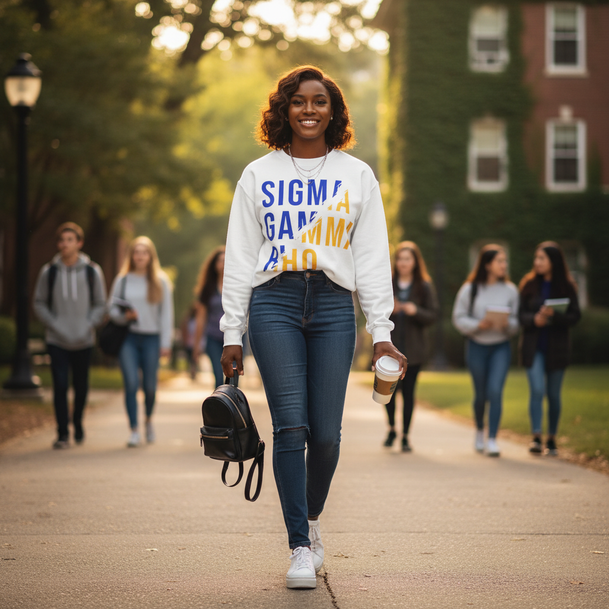 Sigma Gamma Rho Ripped Favorite Crewnecks
